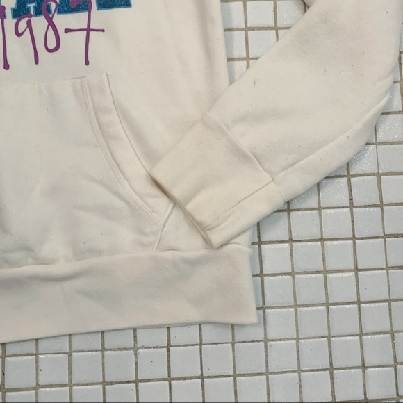 Aeropostale White Cozy Pullover Sweatshirt Hoodie - Picture 4 of 6
